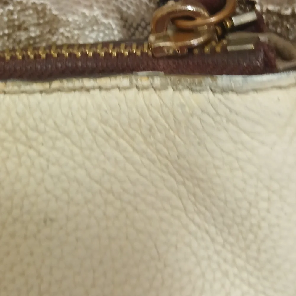 Kate Spade Tan and Cream And Brown  Crossbody Bag 9.5